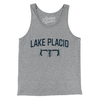 Lake Placid Cycling Men/Unisex Tank Top-Athletic Heather-Allegiant Goods Co. Vintage Sports Apparel