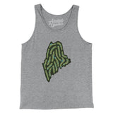 Maine Golf Course Men/Unisex Tank Top-Athletic Heather-Allegiant Goods Co. Vintage Sports Apparel