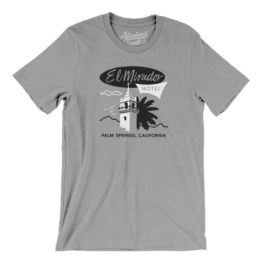 El Mirador Hotel Palm Springs Men/Unisex T-Shirt-Athletic Heather-Allegiant Goods Co. Vintage Sports Apparel