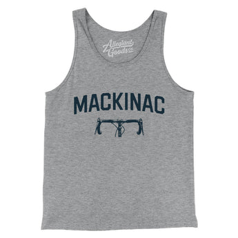Mackinac Cycling Men/Unisex Tank Top-Athletic Heather-Allegiant Goods Co. Vintage Sports Apparel