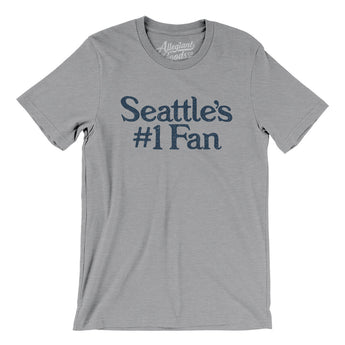 Seattle's Number 1 Fan Men/Unisex T-Shirt-Allegiant Goods Co. Vintage Sports Apparel