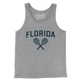 Florida Tennis Men/Unisex Tank Top-Athletic Heather-Allegiant Goods Co. Vintage Sports Apparel