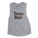 Texas Beer Women's Flowey Scoopneck Muscle Tank-Athletic Heather-Allegiant Goods Co. Vintage Sports Apparel
