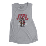 Pewter Pirates Women's Flowey Scoopneck Muscle Tank-Allegiant Goods Co. Vintage Sports Apparel