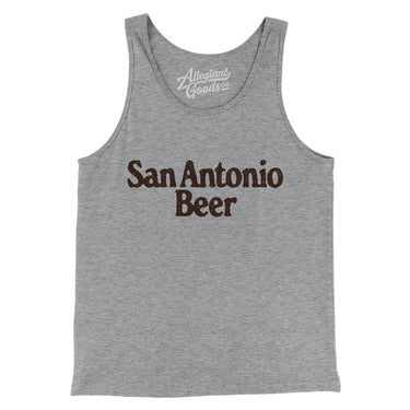 San Antonio Beer Men/Unisex Tank Top-Allegiant Goods Co. Vintage Sports Apparel