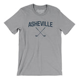 Asheville Golf Men/Unisex T-Shirt-Athletic Heather-Allegiant Goods Co. Vintage Sports Apparel