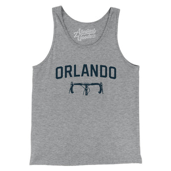 Orlando Cycling Men/Unisex Tank Top-Athletic Heather-Allegiant Goods Co. Vintage Sports Apparel