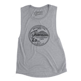 Washington State Quarter Women's Flowey Scoopneck Muscle Tank-Allegiant Goods Co. Vintage Sports Apparel