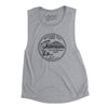 Washington State Quarter Women's Flowey Scoopneck Muscle Tank-Athletic Heather-Allegiant Goods Co. Vintage Sports Apparel