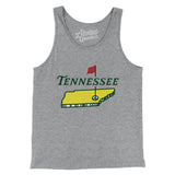 Tennessee Golf Men/Unisex Tank Top-Allegiant Goods Co. Vintage Sports Apparel