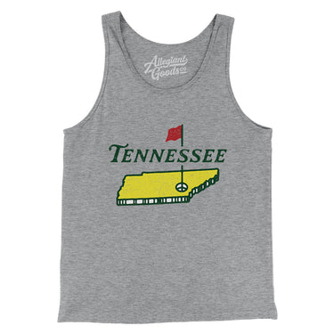 Tennessee Golf Men/Unisex Tank Top-Allegiant Goods Co. Vintage Sports Apparel