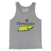 Tennessee Golf Men/Unisex Tank Top-Athletic Heather-Allegiant Goods Co. Vintage Sports Apparel