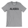 Alaska Military Stencil Men/Unisex T-Shirt-Athletic Heather-Allegiant Goods Co. Vintage Sports Apparel