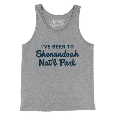 I've Been To Shenandoah National Park Men/Unisex Tank Top-Athletic Heather-Allegiant Goods Co. Vintage Sports Apparel