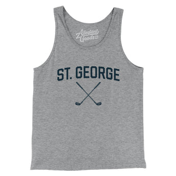St. George Golf Men/Unisex Tank Top-Athletic Heather-Allegiant Goods Co. Vintage Sports Apparel