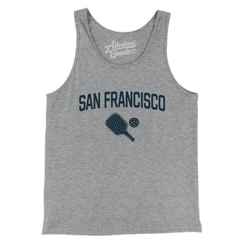 San Francisco Pickleball Men/Unisex Tank Top-Athletic Heather-Allegiant Goods Co. Vintage Sports Apparel
