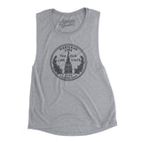 Maryland State Quarter Women's Flowey Scoopneck Muscle Tank-Allegiant Goods Co. Vintage Sports Apparel