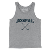 Jacksonville Golf Men/Unisex Tank Top-Athletic Heather-Allegiant Goods Co. Vintage Sports Apparel
