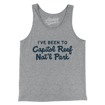 I've Been To Capitol Reef National Park Men/Unisex Tank Top-Athletic Heather-Allegiant Goods Co. Vintage Sports Apparel