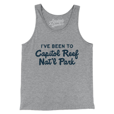 I've Been To Capitol Reef National Park Men/Unisex Tank Top-Allegiant Goods Co. Vintage Sports Apparel