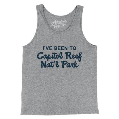 I've Been To Capitol Reef National Park Men/Unisex Tank Top-Athletic Heather-Allegiant Goods Co. Vintage Sports Apparel