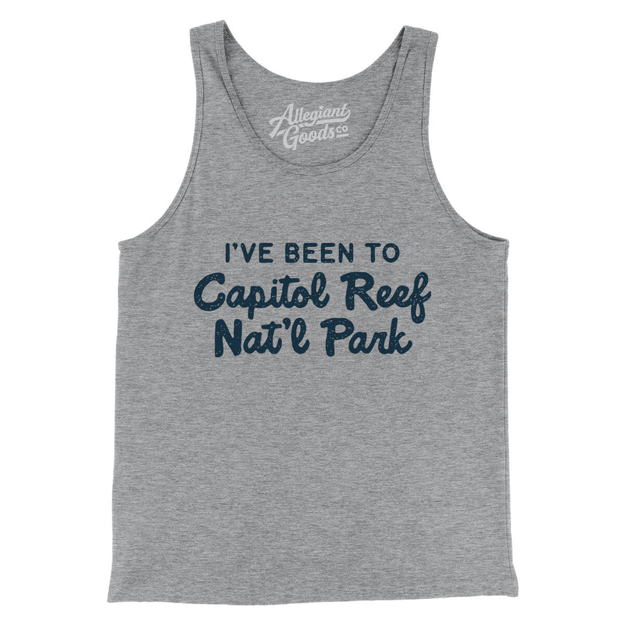 I've Been To Capitol Reef National Park Men/Unisex Tank Top-Athletic Heather-Allegiant Goods Co. Vintage Sports Apparel