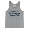 I've Been To Rocky Mountain National Park Men/Unisex Tank Top-Athletic Heather-Allegiant Goods Co. Vintage Sports Apparel