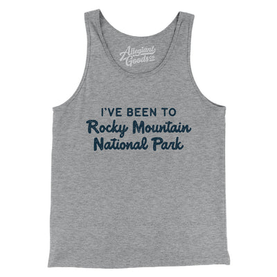 I've Been To Rocky Mountain National Park Men/Unisex Tank Top-Athletic Heather-Allegiant Goods Co. Vintage Sports Apparel