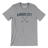 Kansas City Golf Men/Unisex T-Shirt-Athletic Heather-Allegiant Goods Co. Vintage Sports Apparel