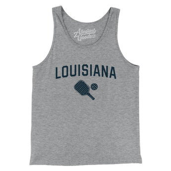 Louisiana Pickleball Men/Unisex Tank Top-Athletic Heather-Allegiant Goods Co. Vintage Sports Apparel