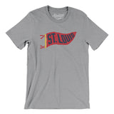 St Louis Pennant Men/Unisex T-Shirt-Allegiant Goods Co. Vintage Sports Apparel