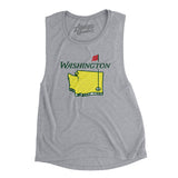 Washington Golf Women's Flowey Scoopneck Muscle Tank-Allegiant Goods Co. Vintage Sports Apparel