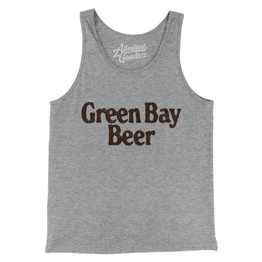 Green Bay Beer Men/Unisex Tank Top-Allegiant Goods Co. Vintage Sports Apparel