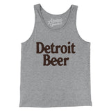 Detroit Beer Men/Unisex Tank Top-Allegiant Goods Co. Vintage Sports Apparel