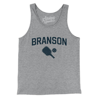 Branson Pickleball Men/Unisex Tank Top-Athletic Heather-Allegiant Goods Co. Vintage Sports Apparel
