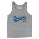 Orlando Vintage Script Men/Unisex Tank Top-Allegiant Goods Co. Vintage Sports Apparel