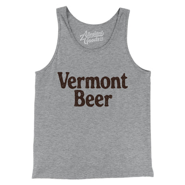 Vermont Beer Men/Unisex Tank Top-Allegiant Goods Co. Vintage Sports Apparel