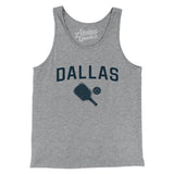 Dallas Pickleball Men/Unisex Tank Top-Athletic Heather-Allegiant Goods Co. Vintage Sports Apparel