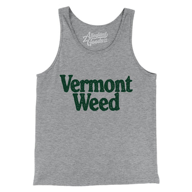 Vermont Weed Men/Unisex Tank Top-Allegiant Goods Co. Vintage Sports Apparel