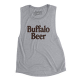 Buffalo Beer Women's Flowey Scoopneck Muscle Tank-Athletic Heather-Allegiant Goods Co. Vintage Sports Apparel