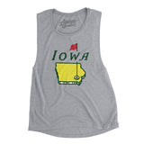 Iowa Golf Women's Flowey Scoopneck Muscle Tank-Allegiant Goods Co. Vintage Sports Apparel