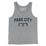 Park City Cycling Men/Unisex Tank Top-Athletic Heather-Allegiant Goods Co. Vintage Sports Apparel