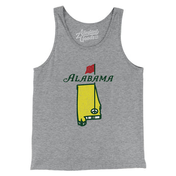 Alabama Golf Men/Unisex Tank Top-Allegiant Goods Co. Vintage Sports Apparel
