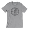 New Hampshire State Quarter Men/Unisex T-Shirt-Athletic Heather-Allegiant Goods Co. Vintage Sports Apparel