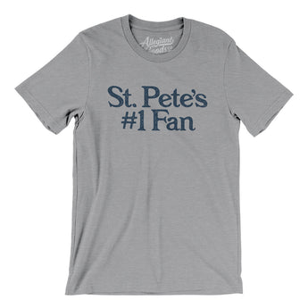 St Pete's Number 1 Fan Men/Unisex T-Shirt-Allegiant Goods Co. Vintage Sports Apparel