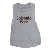 Colorado Beer Women's Flowey Scoopneck Muscle Tank-Athletic Heather-Allegiant Goods Co. Vintage Sports Apparel