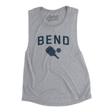 Bend Pickleball Women's Flowey Scoopneck Muscle Tank-Athletic Heather-Allegiant Goods Co. Vintage Sports Apparel