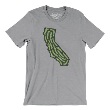 California Golf Course Men/Unisex T-Shirt-Athletic Heather-Allegiant Goods Co. Vintage Sports Apparel