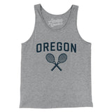 Oregon Tennis Men/Unisex Tank Top-Athletic Heather-Allegiant Goods Co. Vintage Sports Apparel
