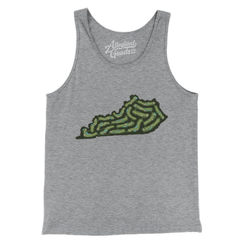 Kentucky Golf Course Men/Unisex Tank Top-Athletic Heather-Allegiant Goods Co. Vintage Sports Apparel